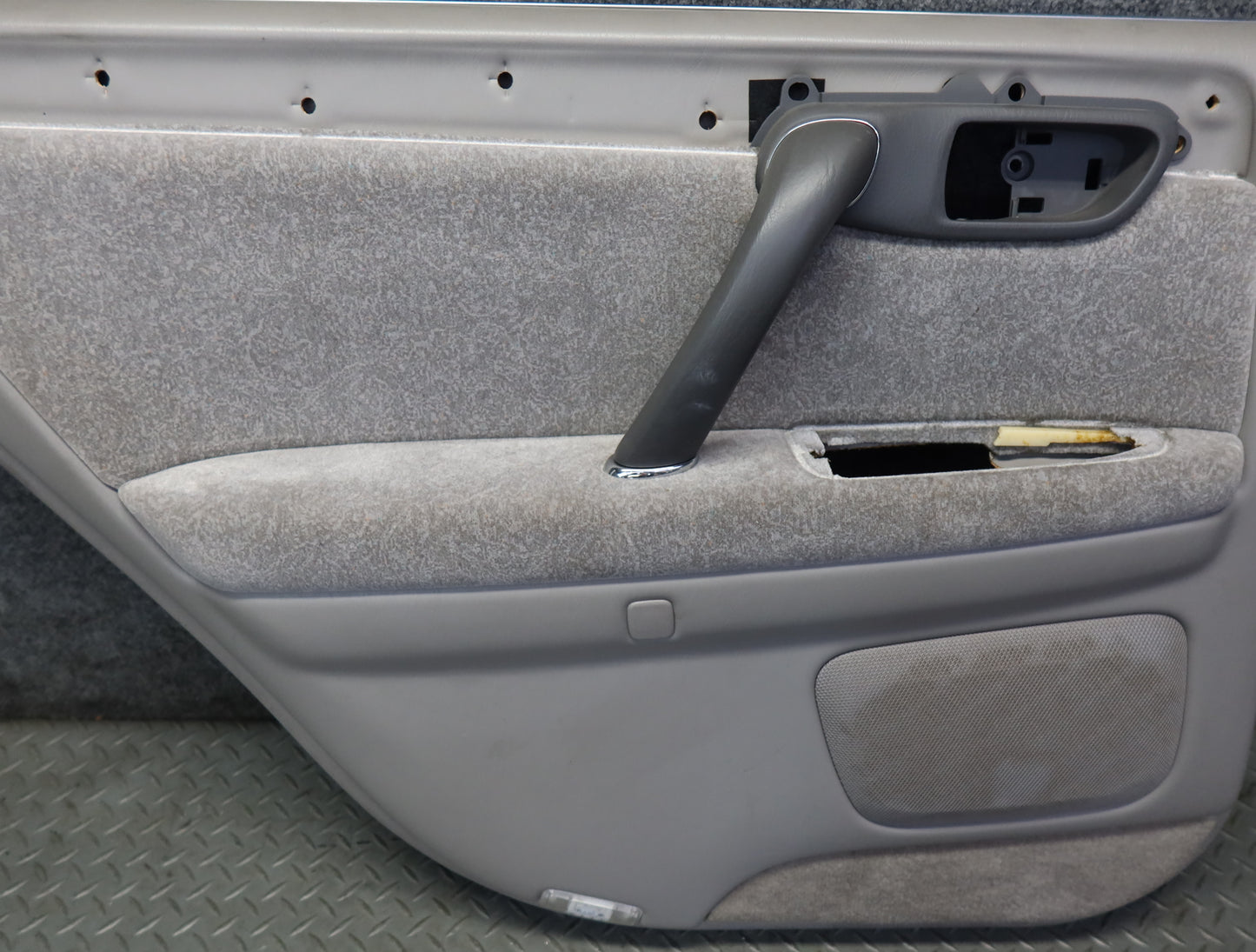 99-01 Toyota Crown JZS175 Rear Door Interior Trim Cover Panel Gray OEM