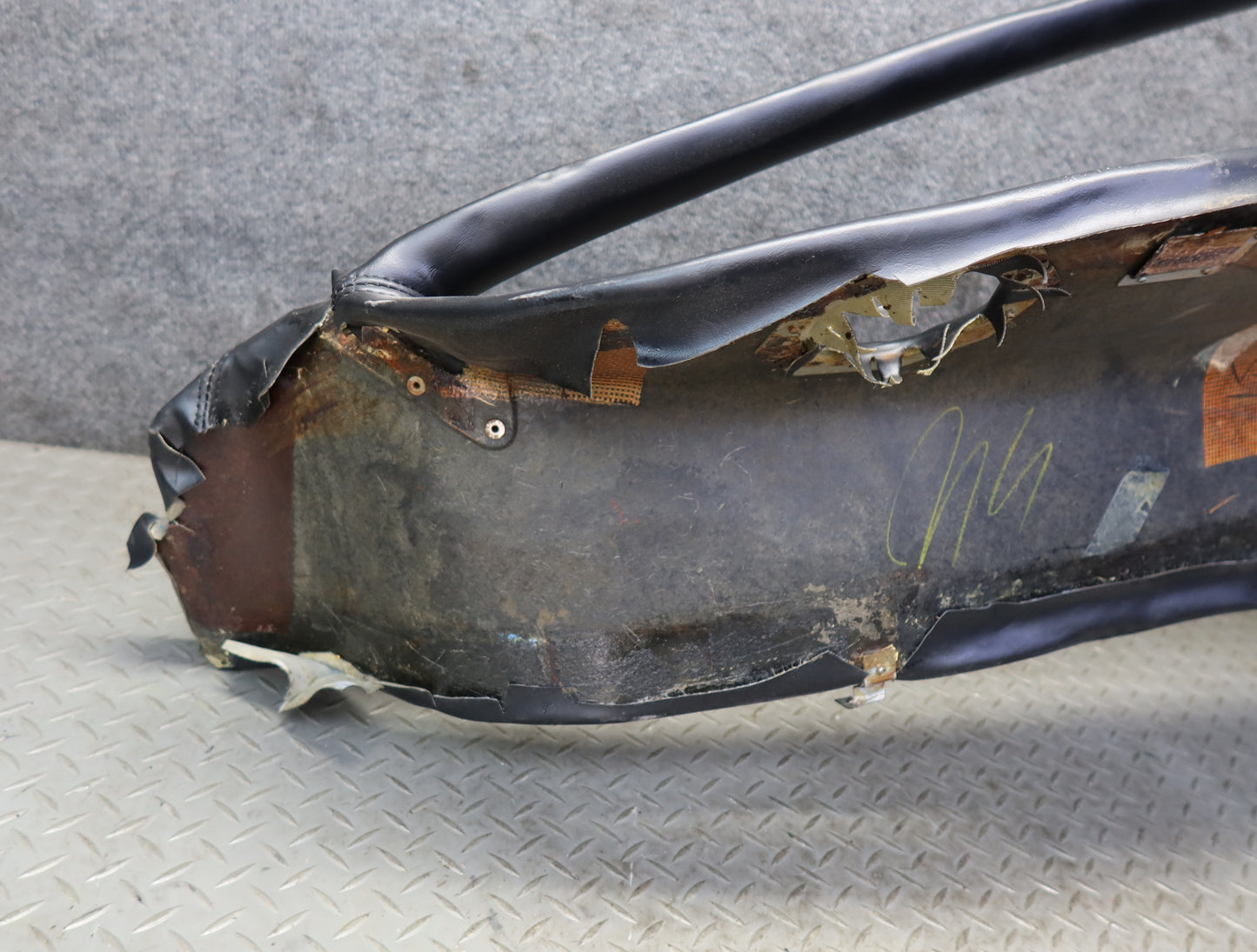 1984-1986 Porsche 928 S Rear Right Quarter Pillar Interior Trim Cover Panel
