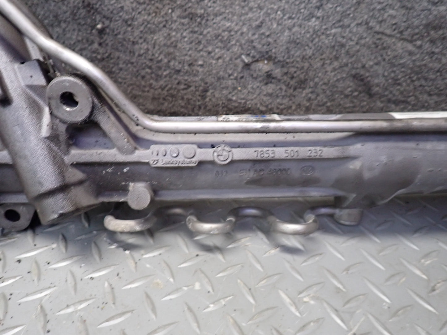 2006-2010 BMW E63 E64 M6 M5 Hydraulic Power Steering Rack & Pinion 113k Miles