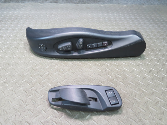 2006-2008 BMW E64 M6 Convertible Front Left Seat Adjust Switch Handle Set