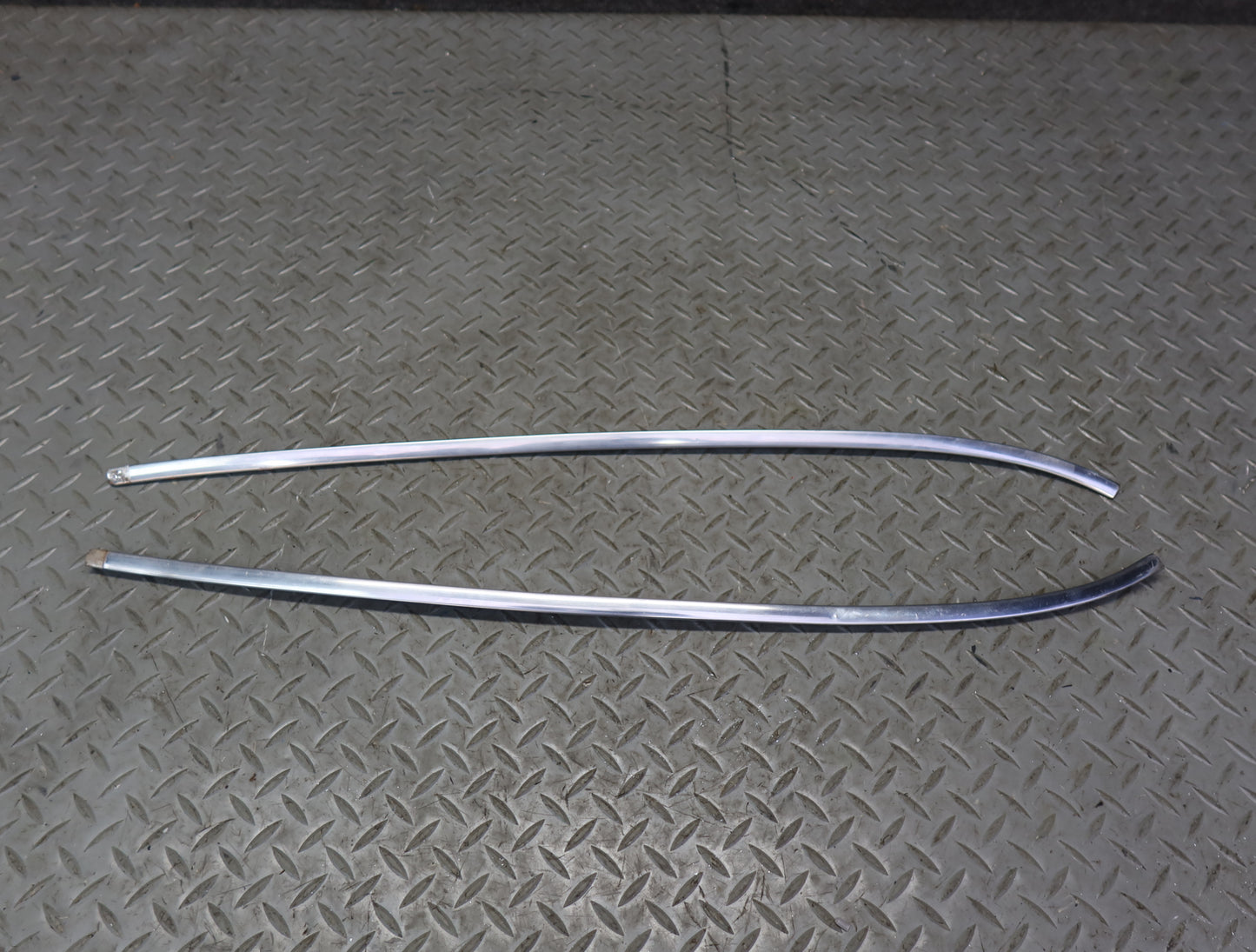 84-86 Nissan Z31 300ZX Front Windshield Chrome Trim Molding Cover Set OEM