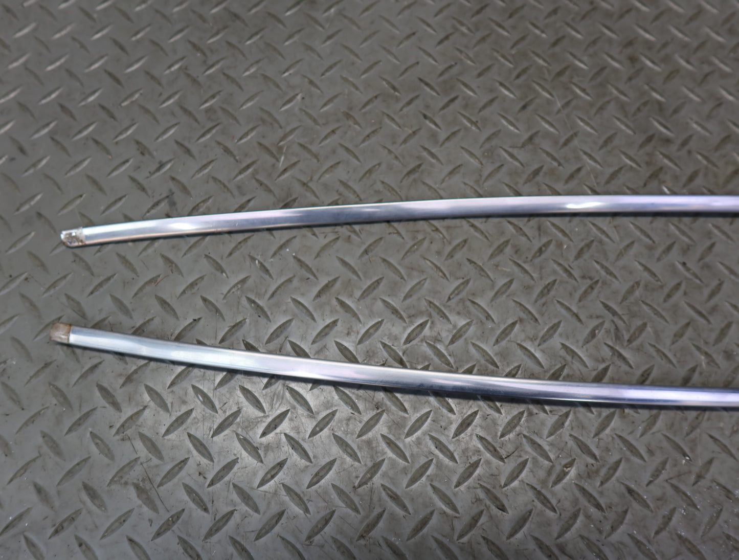 84-86 Nissan Z31 300ZX Front Windshield Chrome Trim Molding Cover Set OEM