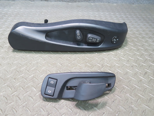 2006-2008 BMW E64 M6 Convertible Front Right Seat Adjust Backrest Switch Set
