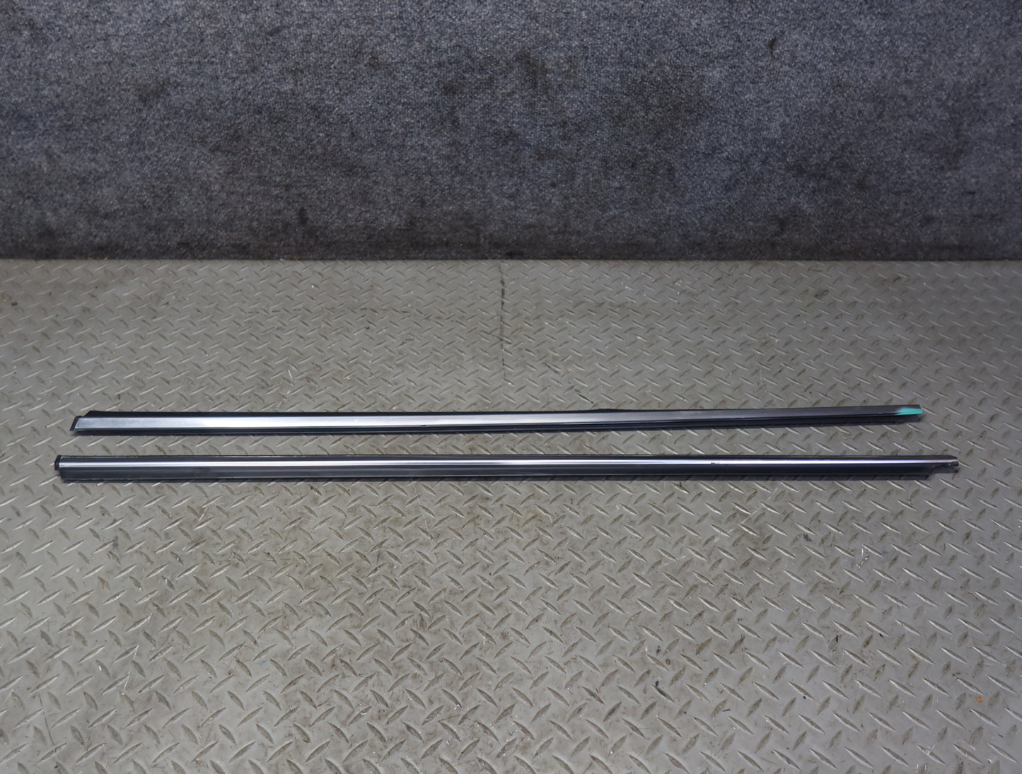 84-86 Nissan Z31 300ZX 2+0 Set of 2 Door Chrome Trim Molding Cover OEM