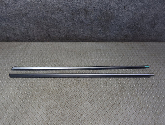 84-86 Nissan Z31 300ZX 2+0 Set of 2 Door Chrome Trim Molding Cover OEM