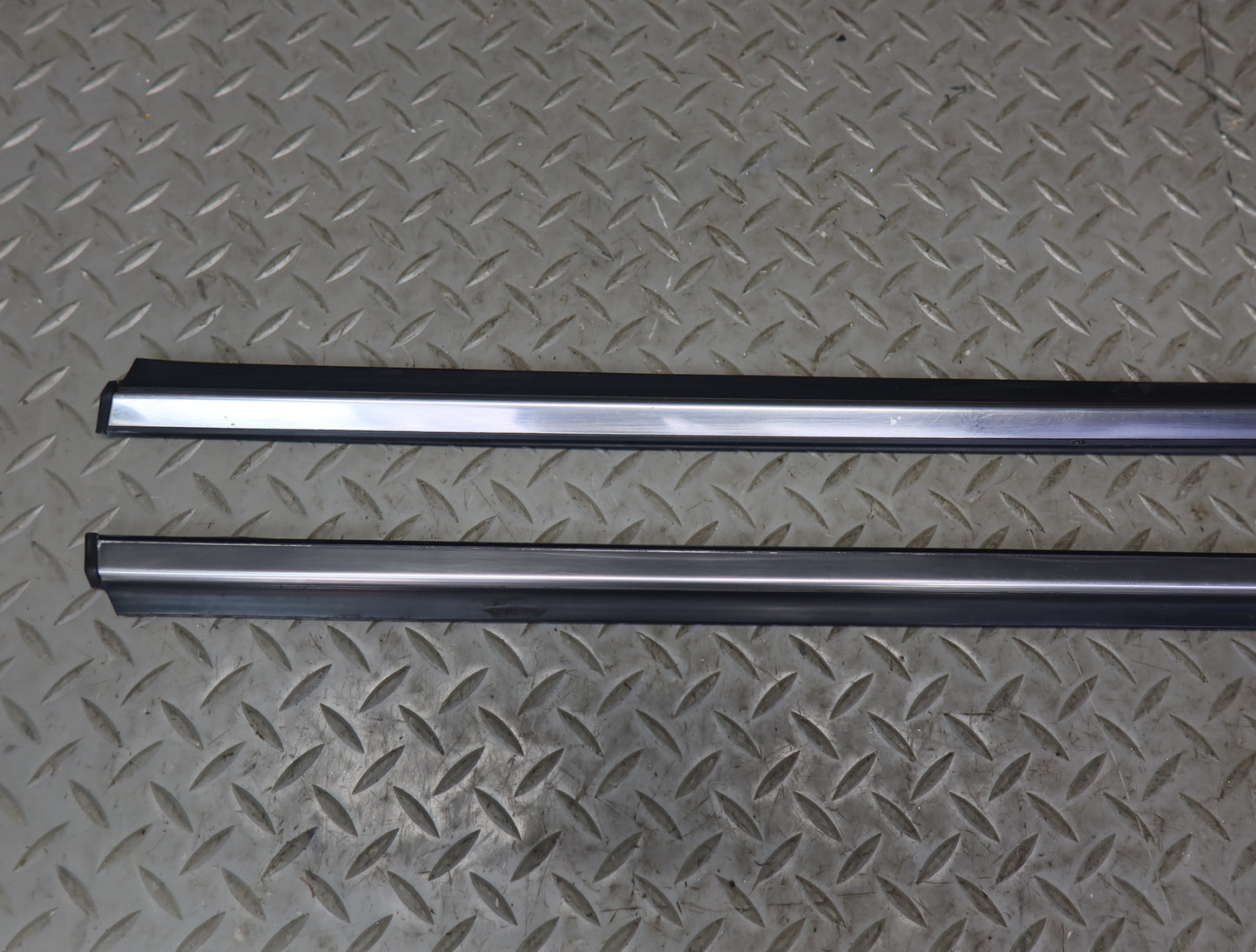 84-86 Nissan Z31 300ZX 2+0 Set of 2 Door Chrome Trim Molding Cover OEM