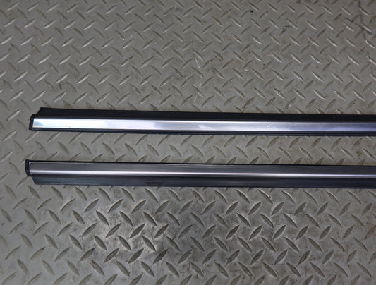 84-86 Nissan Z31 300ZX 2+0 Set of 2 Door Chrome Trim Molding Cover OEM