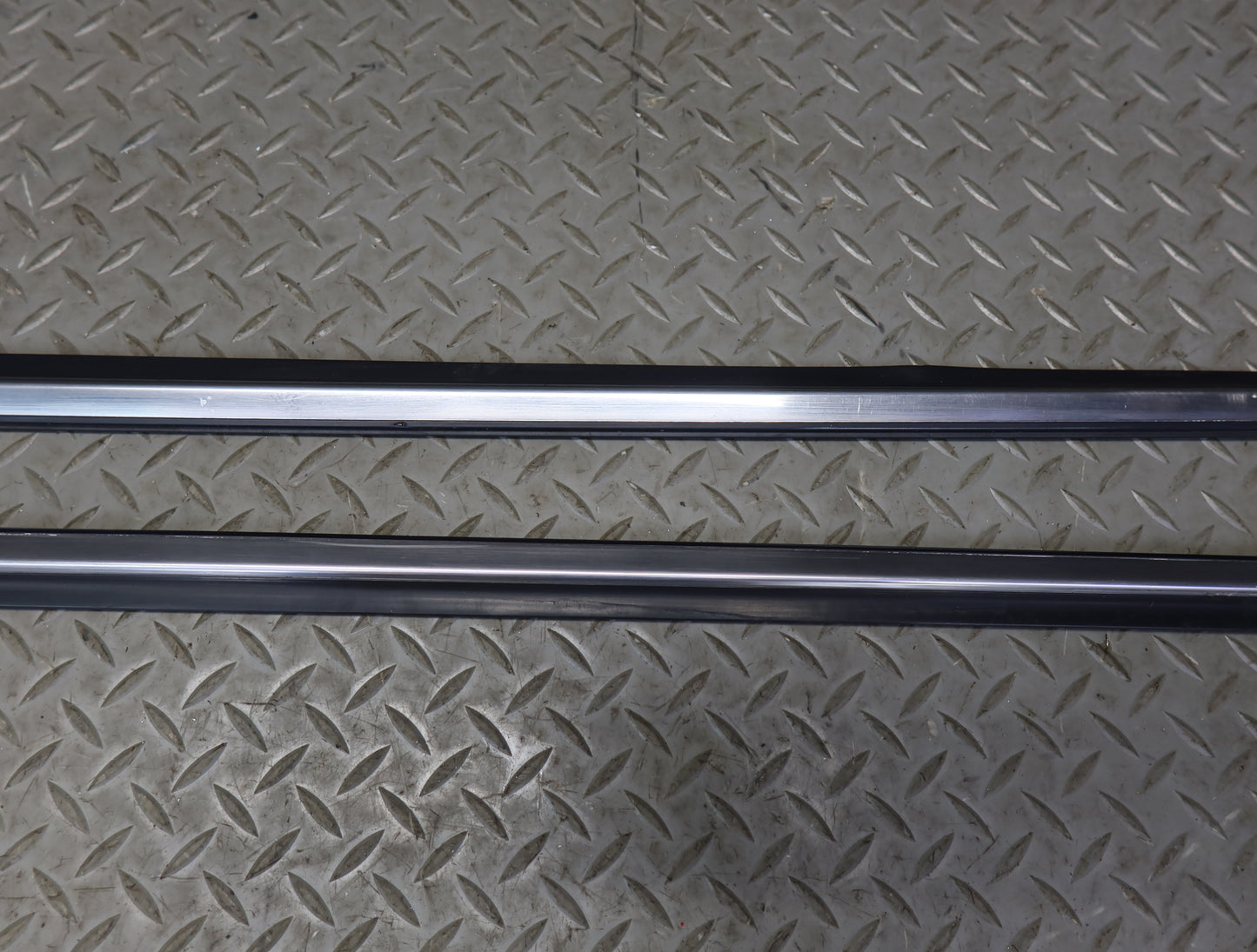 84-86 Nissan Z31 300ZX 2+0 Set of 2 Door Chrome Trim Molding Cover OEM