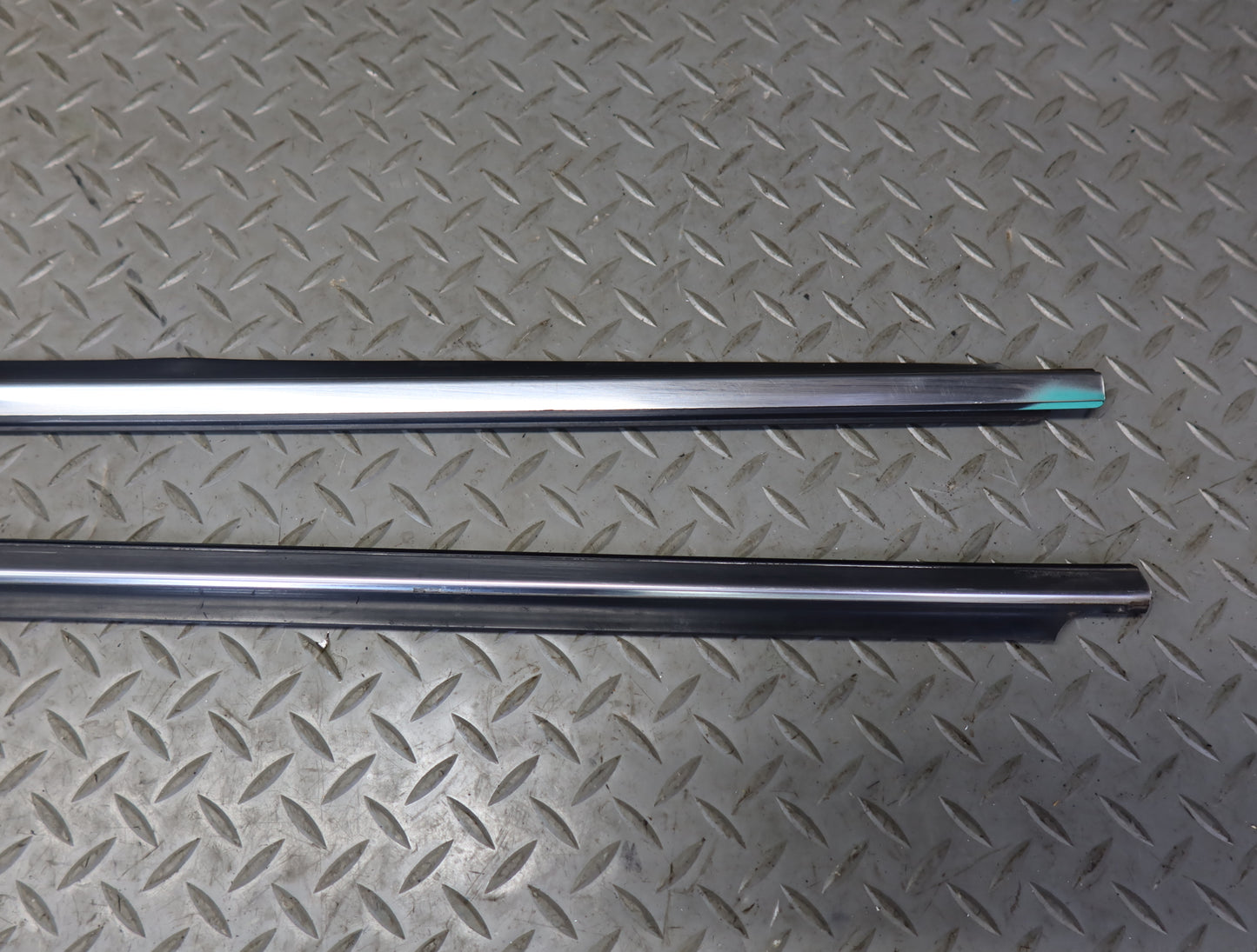 84-86 Nissan Z31 300ZX 2+0 Set of 2 Door Chrome Trim Molding Cover OEM