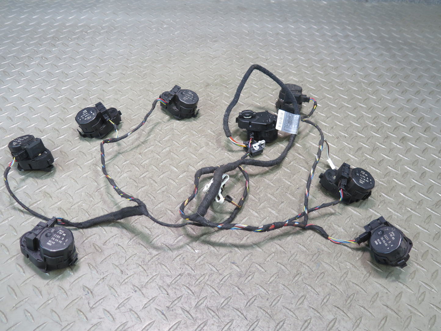 2006-2010 BMW E63 E64 M6 A/C Heater Flap Door Actuator Motor Wiring Set