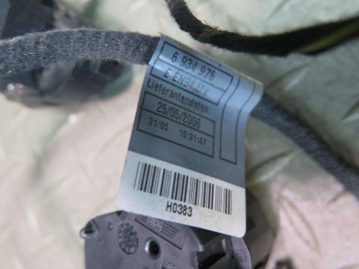 2006-2010 BMW E63 E64 M6 A/C Heater Flap Door Actuator Motor Wiring Set