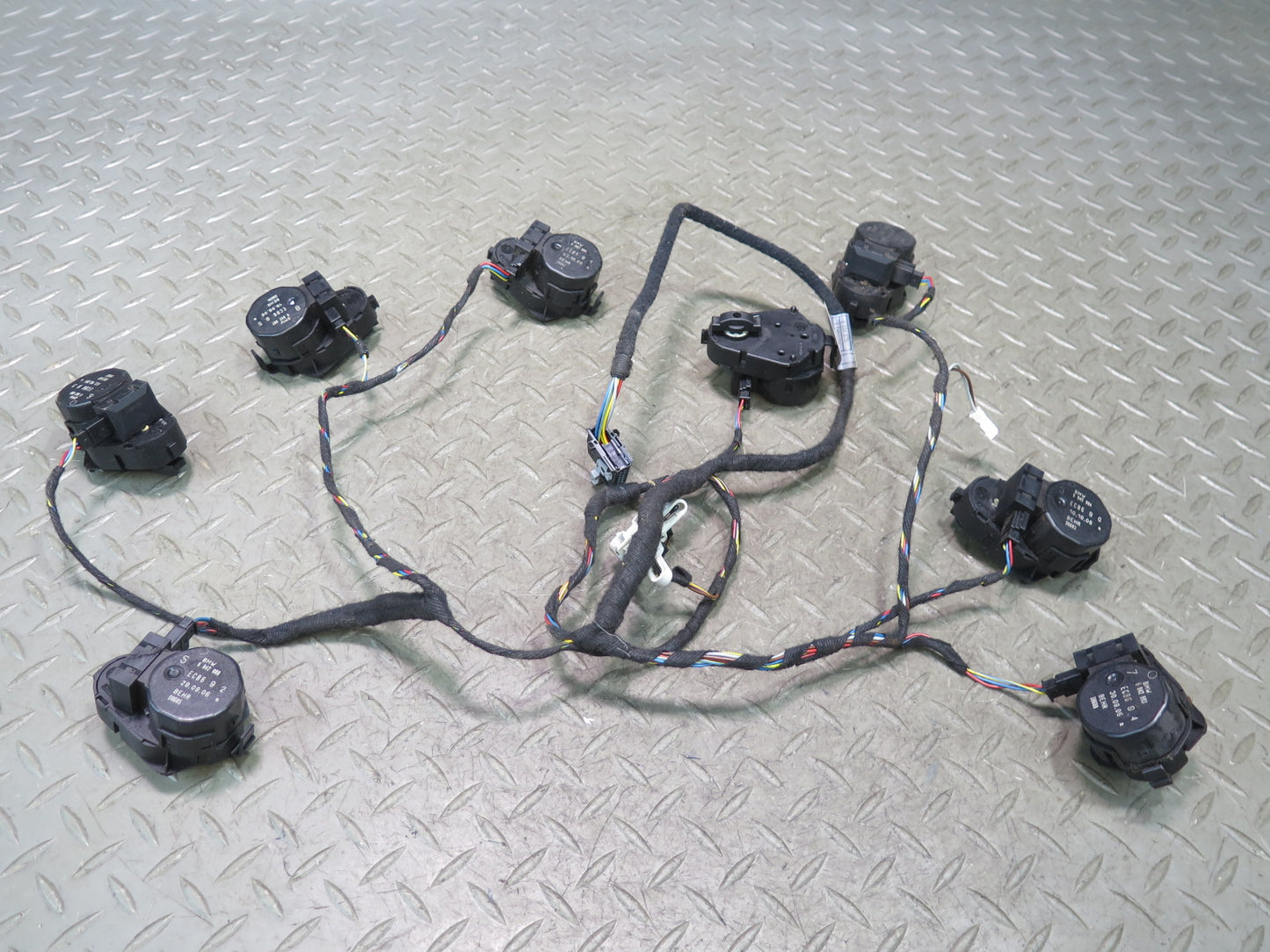 2006-2010 BMW E63 E64 M6 A/C Heater Flap Door Actuator Motor Wiring Set