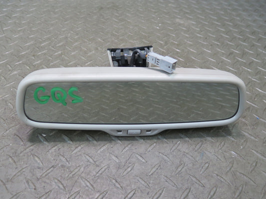 10-15 Audi 4L Q7 Auto Dim Interior Rear View Mirror w Compass Beige OEM