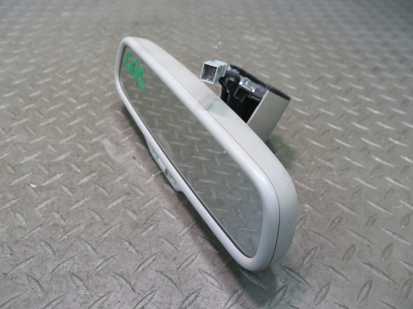 10-15 Audi 4L Q7 Auto Dim Interior Rear View Mirror w Compass Beige OEM
