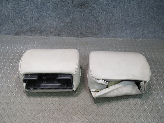 2006-2008 BMW E64 M6 Convertible Front Seat Leather Headrest Set of 2