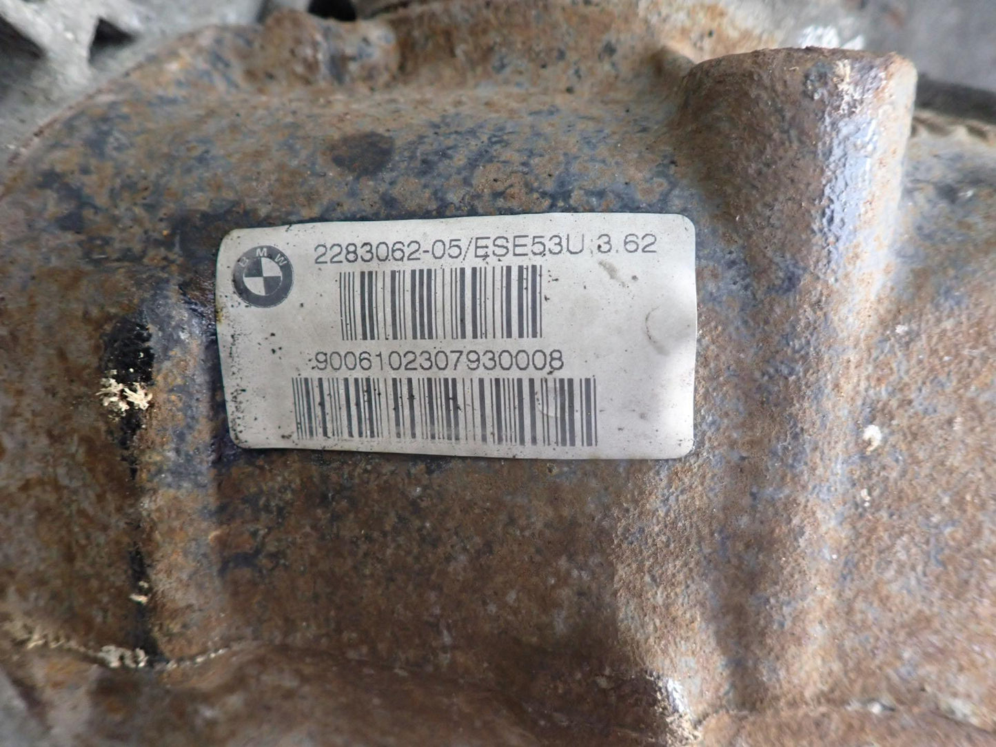 06-10 BMW E63 E64 M6 Rear Axle LSD Differential Carrier 3.62 Ratio 113k Miles