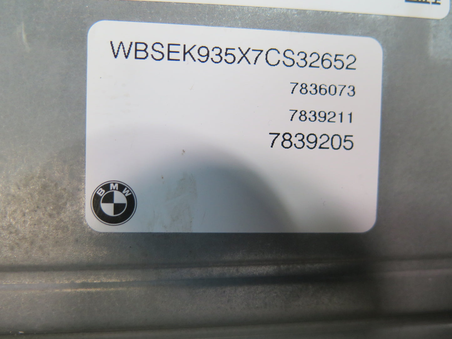 2007 BMW E63 E64 M6 S85 Engine ECU DME CAS3 Lock Cylinder Start Switch KEY Set