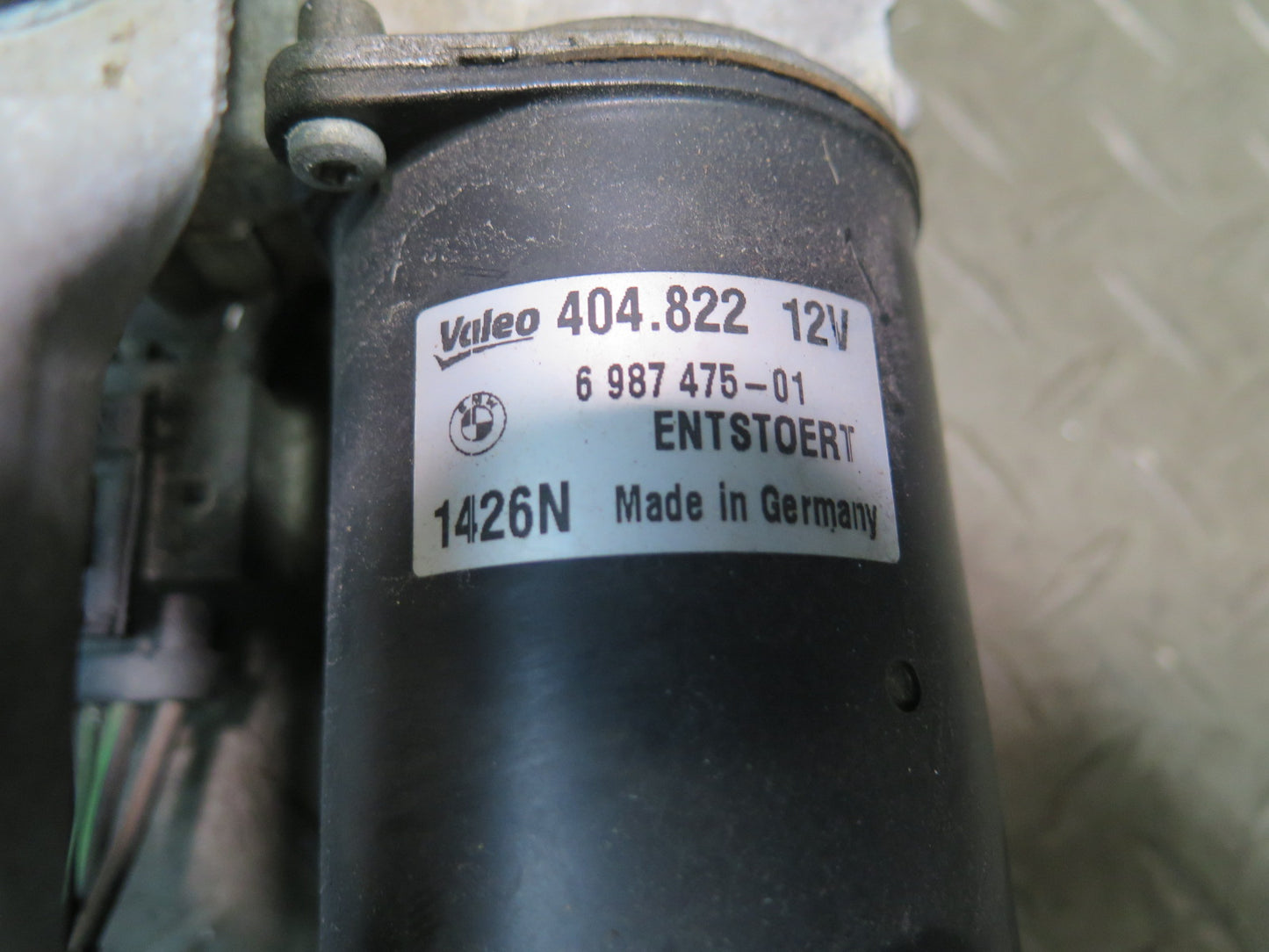 2006-2010 BMW E63 E64 M6 Windshield Wiper Transmission Linkage w Motor