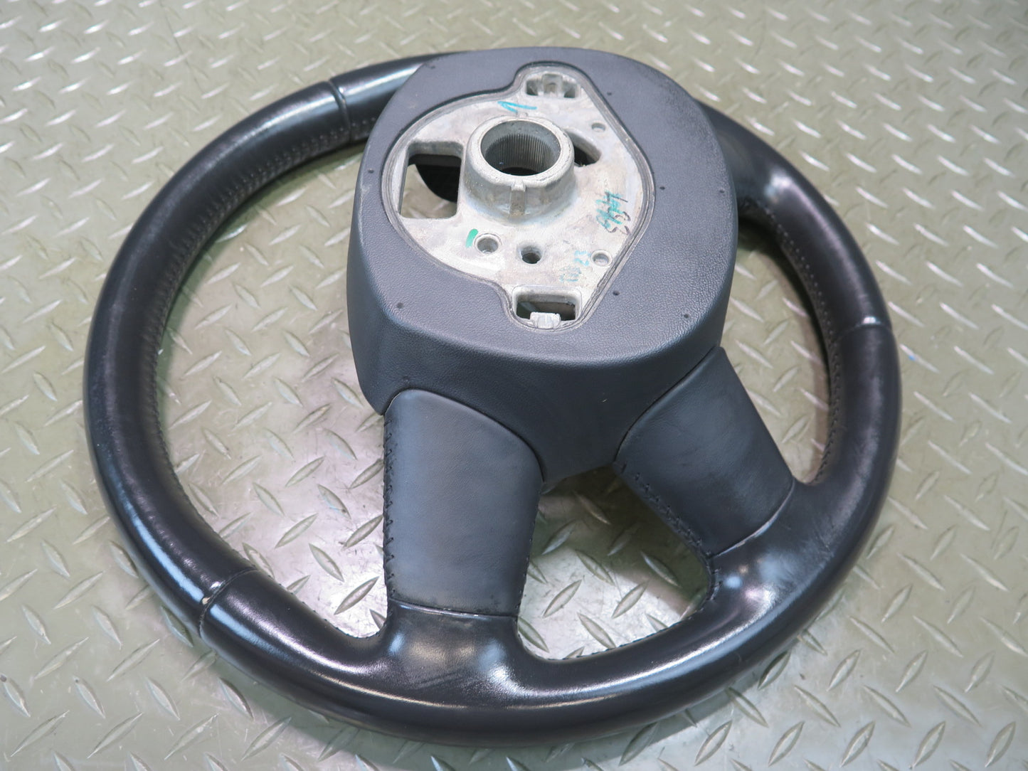 11-15 Audi Q7 4L Leather Steering w Controls Black OEM