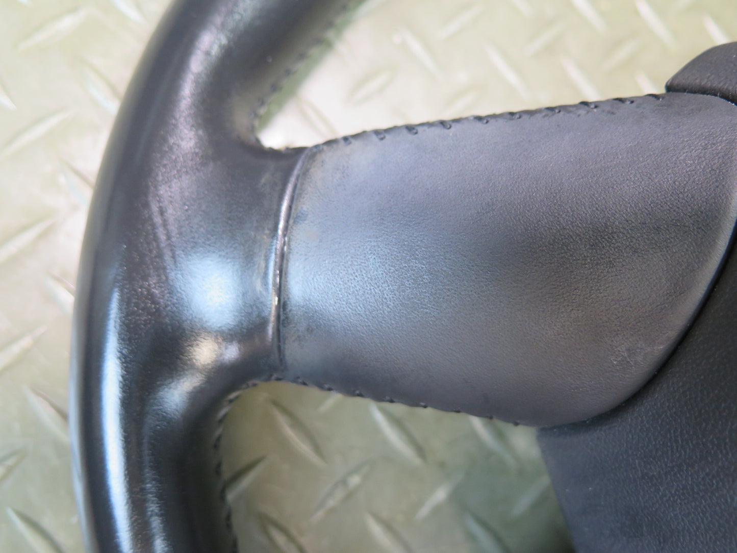 11-15 Audi Q7 4L Leather Steering w Controls Black OEM