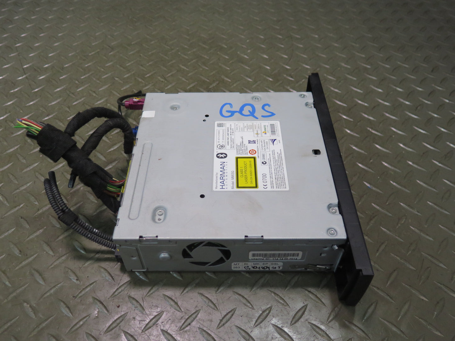 13-15 Audi 4L Q7 Dash MMI Multimedia Radio CD Player Head Unit 4L2035746E OEM