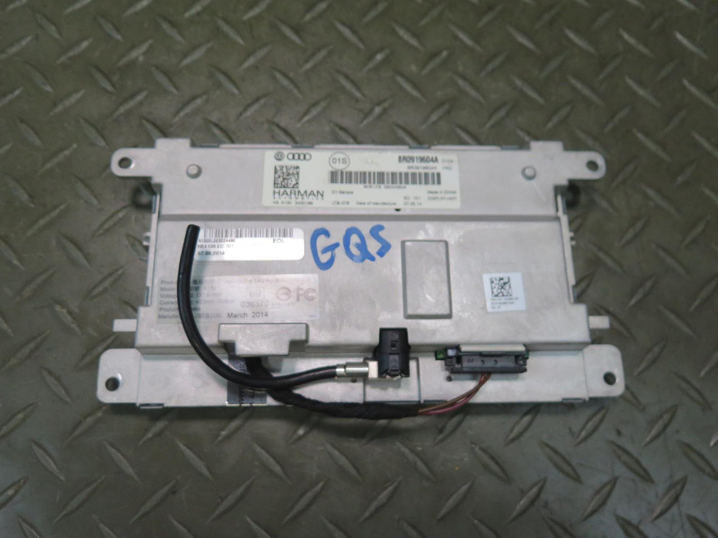 13-17 Audi 8R Q5 Q7 A4 S4 S5 Dash MMI Navigation Display Screen 8R0919604A OEM