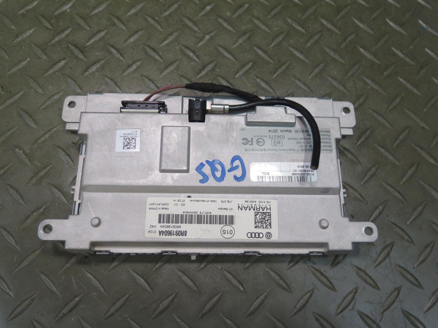 13-17 Audi 8R Q5 Q7 A4 S4 S5 Dash MMI Navigation Display Screen 8R0919604A OEM