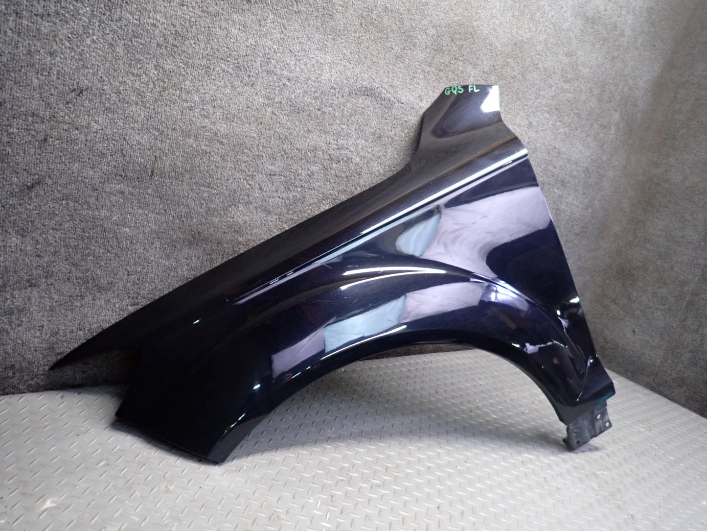 07-15 Audi Q7 4L Front Left Driver Side Fender Shell Panel Cover Black OEM