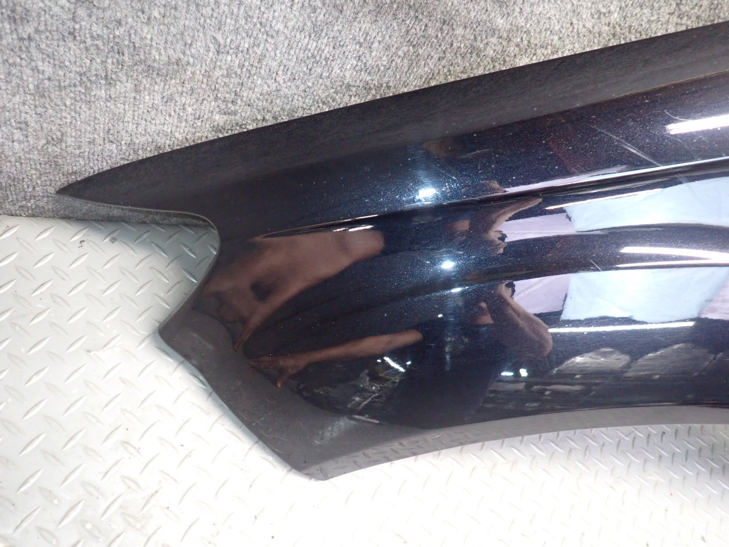 07-15 Audi Q7 4L Front Left Driver Side Fender Shell Panel Cover Black OEM