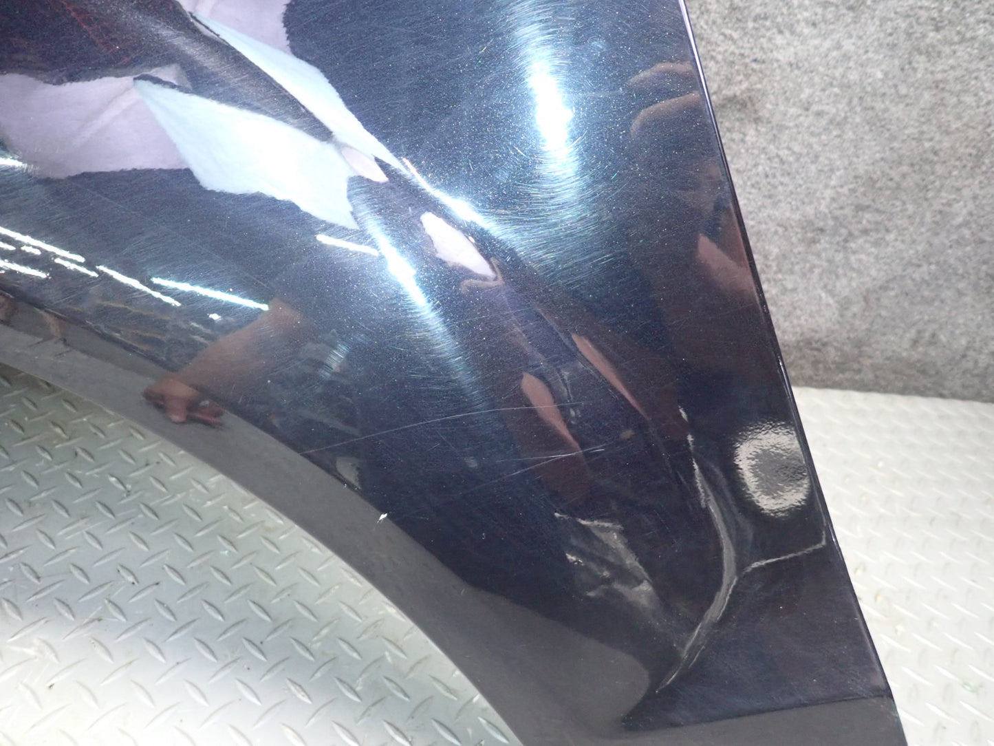 07-15 Audi Q7 4L Front Left Driver Side Fender Shell Panel Cover Black OEM