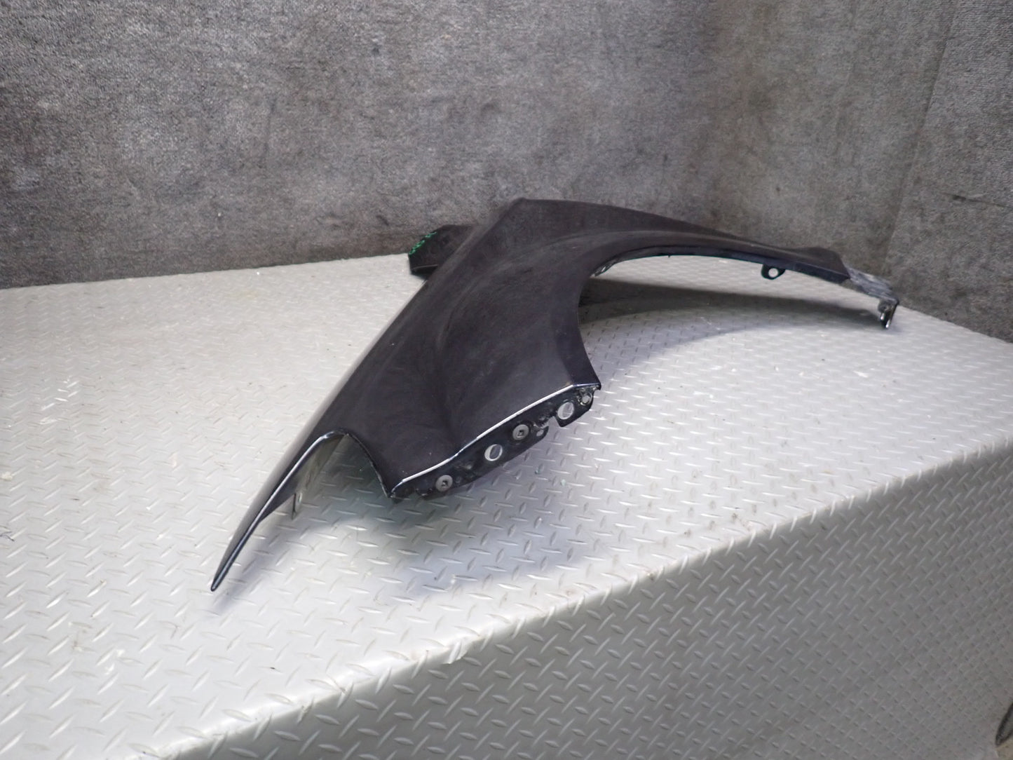 07-15 Audi Q7 4L Front Left Driver Side Fender Shell Panel Cover Black OEM