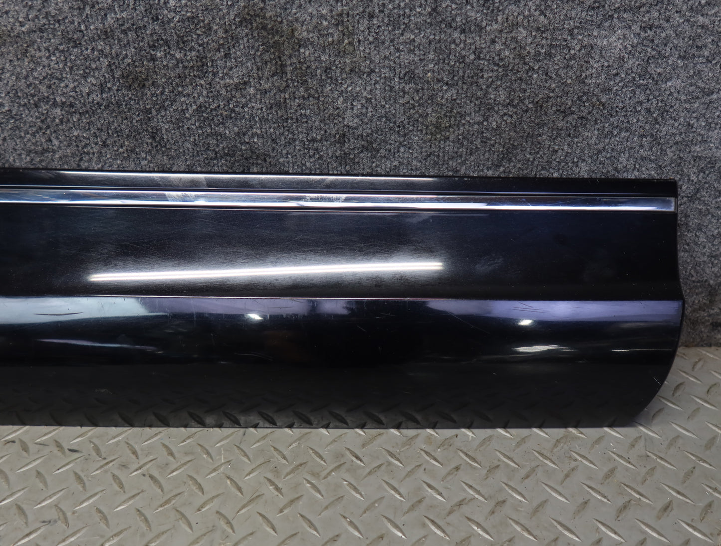 10-15 Audi 4L Q7 Set of 2 Rear Left & Right Door Lower Trim Molding Cover OEM
