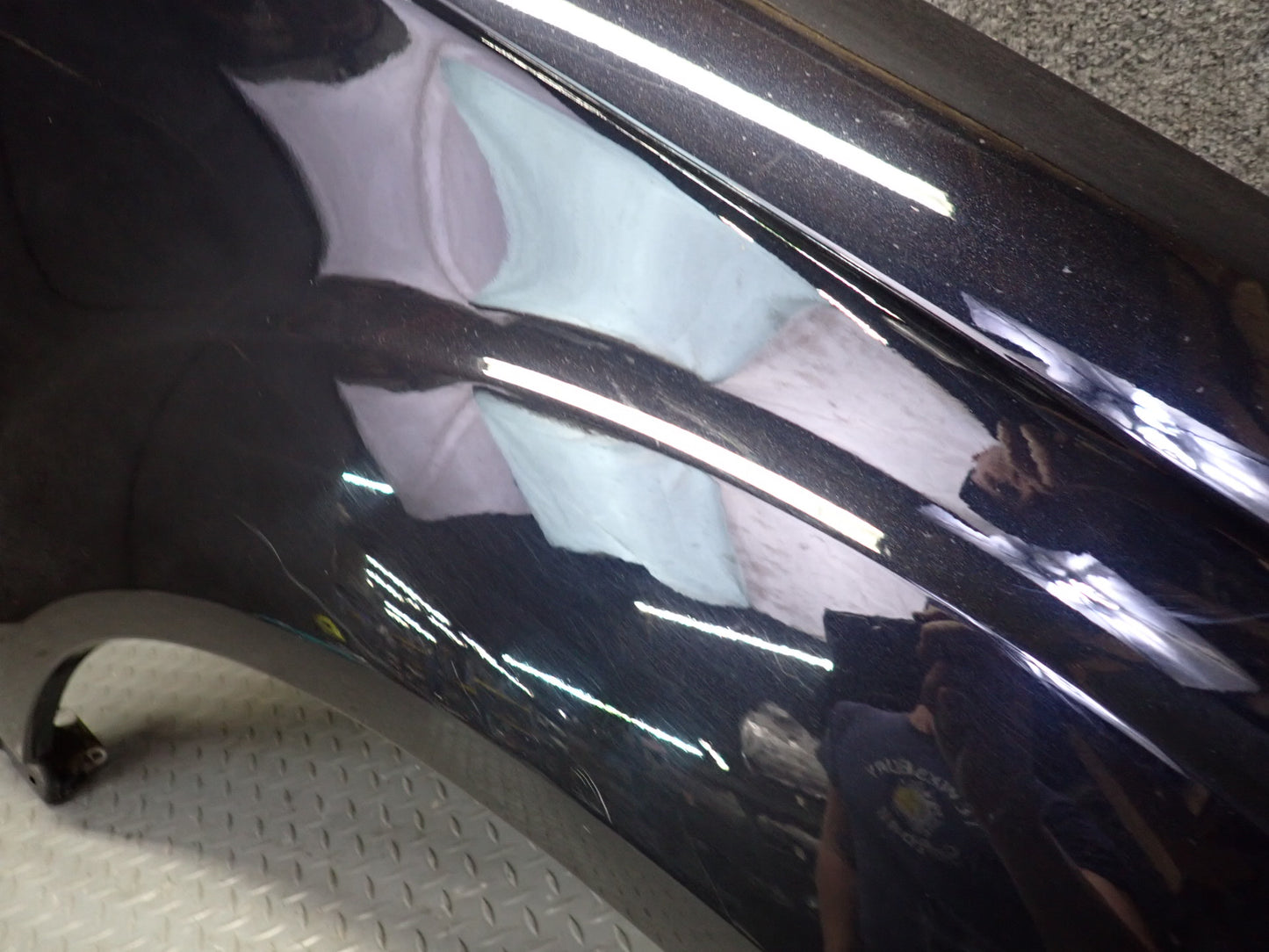 07-15 Audi Q7 4L Front Right Passenger Side Fender Shell Panel Cover Black OEM