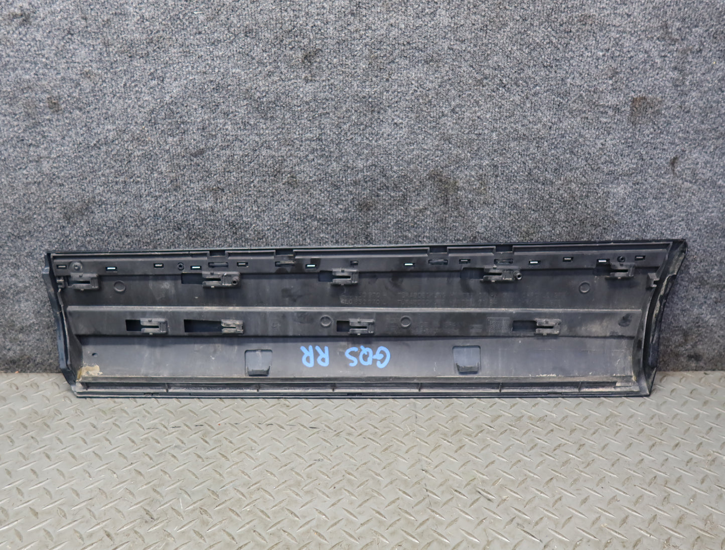 10-15 Audi 4L Q7 Set of 2 Rear Left & Right Door Lower Trim Molding Cover OEM