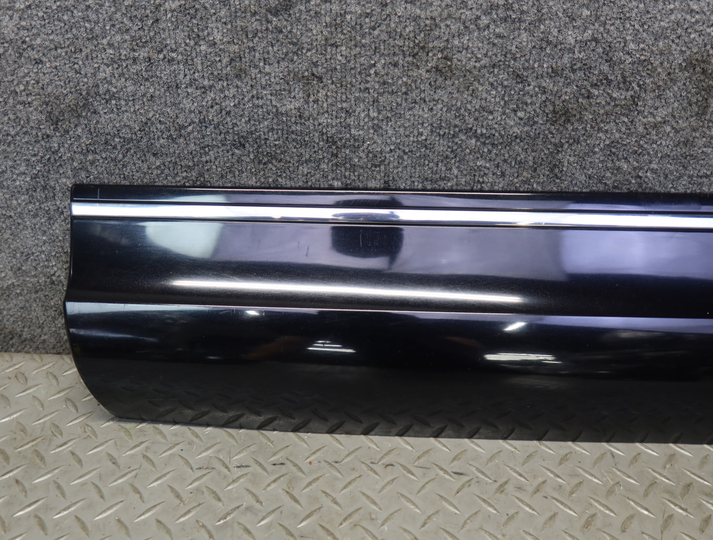 10-15 Audi 4L Q7 Set of 2 Rear Left & Right Door Lower Trim Molding Cover OEM