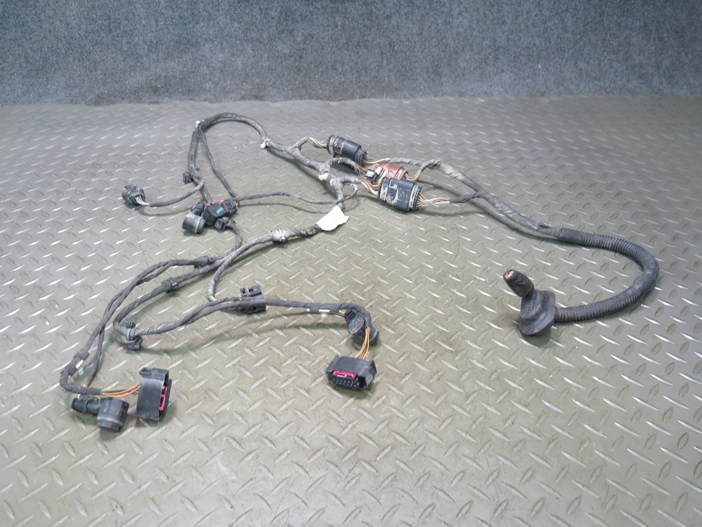 10-15 Audi Q7 4L Rear Bumper PDC Parking Distance Sensor Wiring Harness OEM