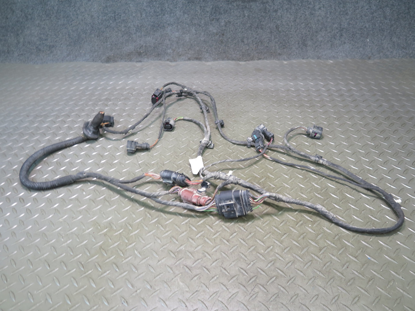 10-15 Audi Q7 4L Rear Bumper PDC Parking Distance Sensor Wiring Harness OEM