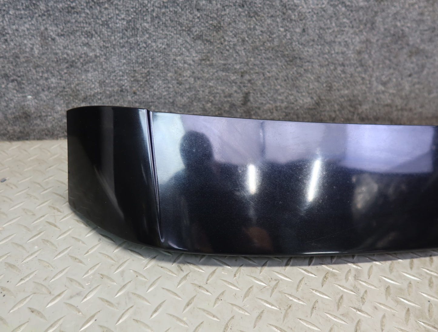 07-15 Audi Q7 4L Rear Tailgate Trunk Lid Spoiler w 3RD Brake Light Black OEM