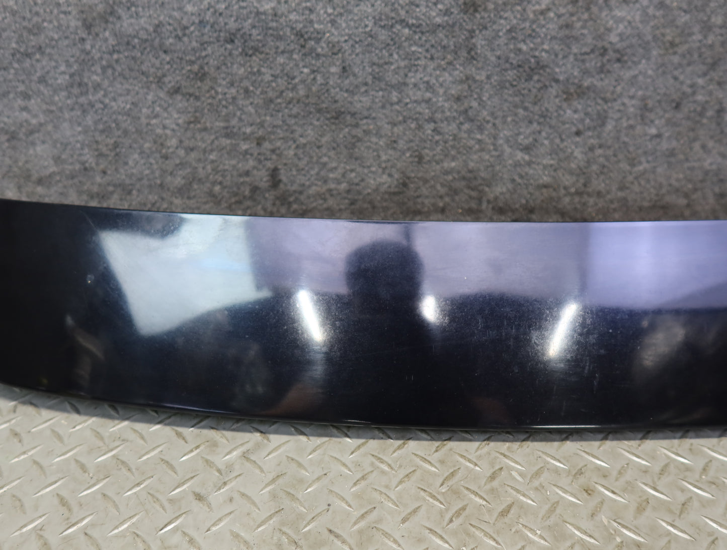 07-15 Audi Q7 4L Rear Tailgate Trunk Lid Spoiler w 3RD Brake Light Black OEM
