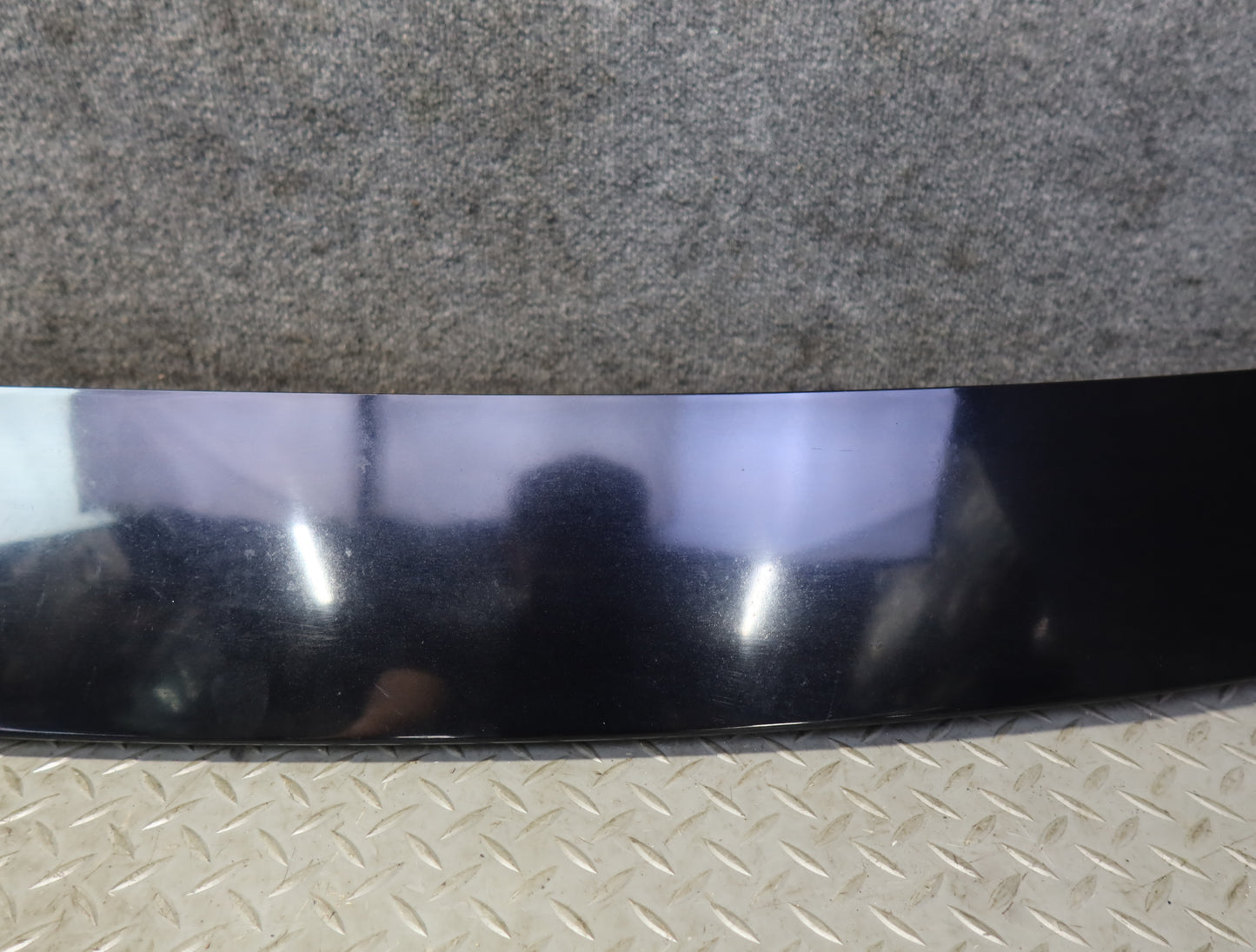 07-15 Audi Q7 4L Rear Tailgate Trunk Lid Spoiler w 3RD Brake Light Black OEM