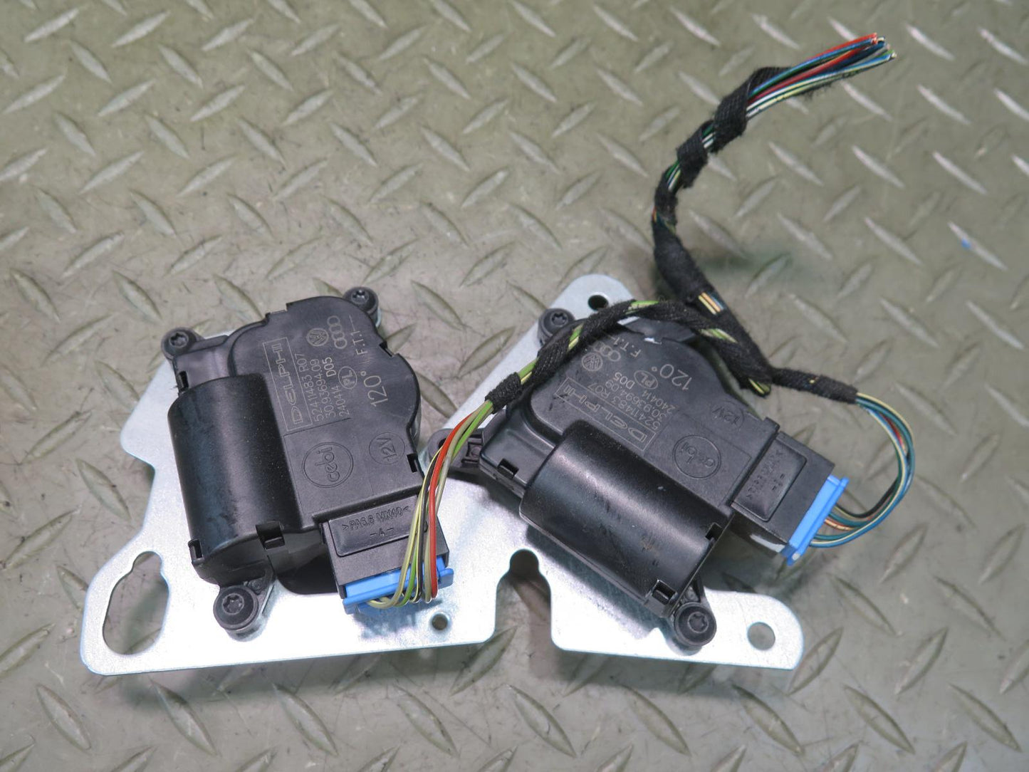 07-15 Audi 4L Q7 AC Heater Flap Door Servo Actuator Motor Set OEM