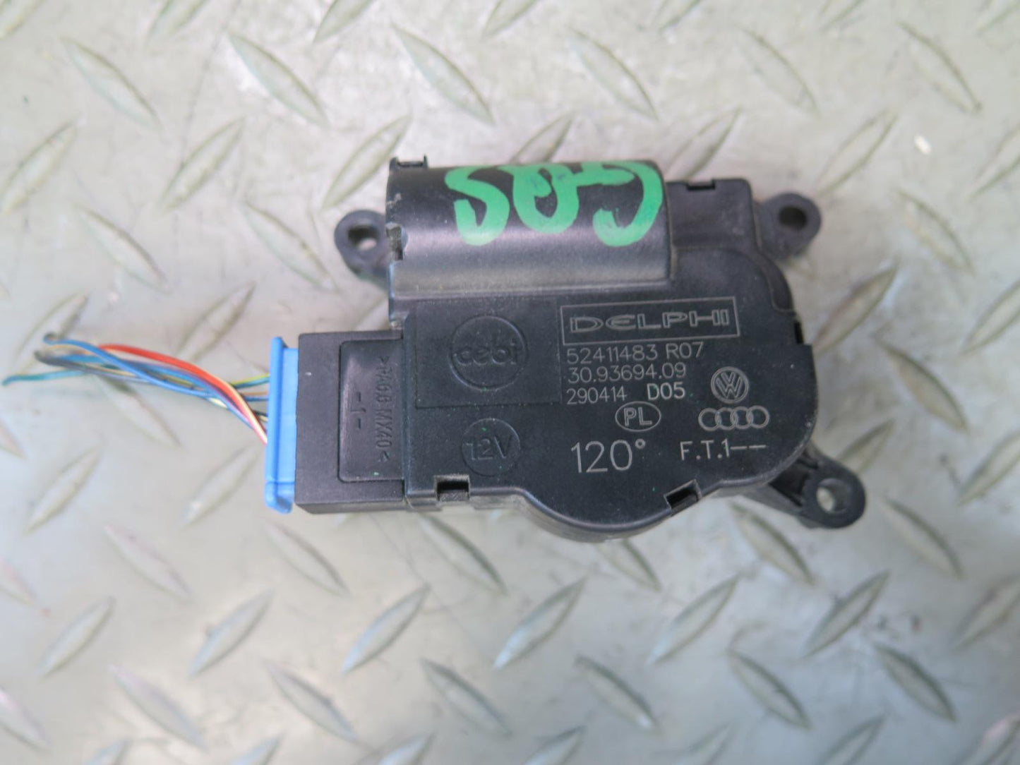 07-15 Audi 4L Q7 AC Heater Flap Door Servo Actuator Motor Set OEM