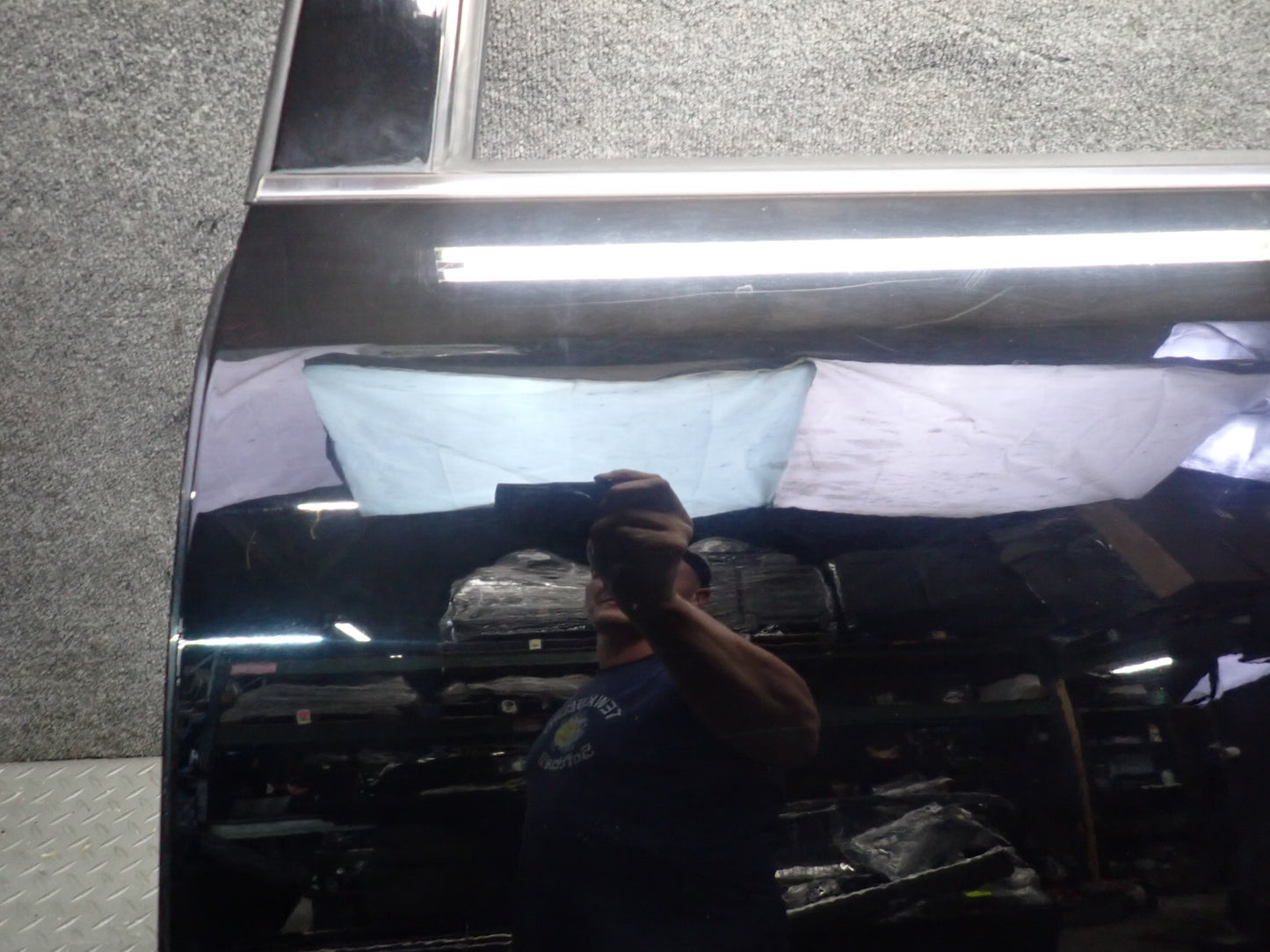 99-01 Toyota Crown JZS175 Sedan Rear Left Door Shell Panel Black OEM