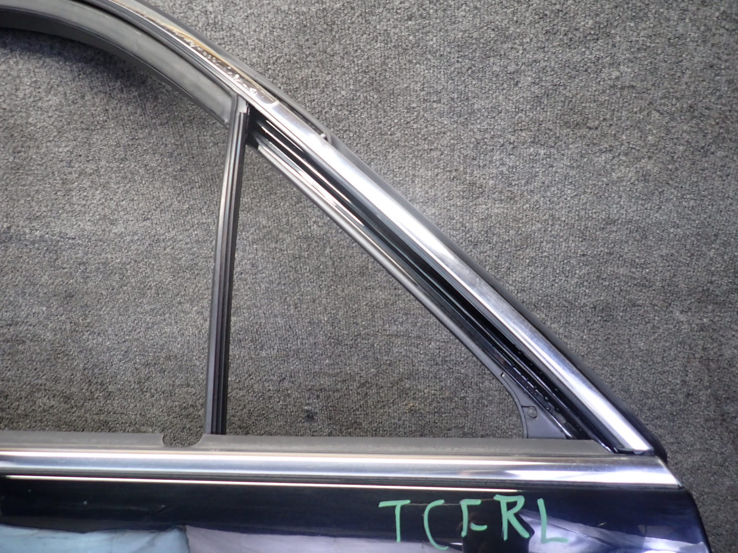 99-01 Toyota Crown JZS175 Sedan Rear Left Door Shell Panel Black OEM