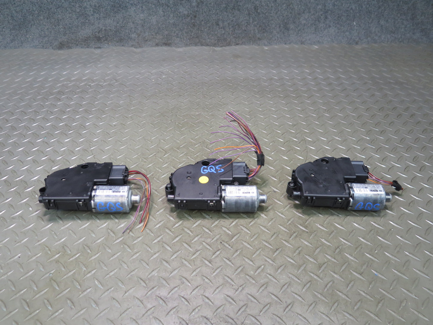 07-15 Audi 4L Q7 Set of 3 Sunroof Motor Drive Unit 4L0959591A OEM
