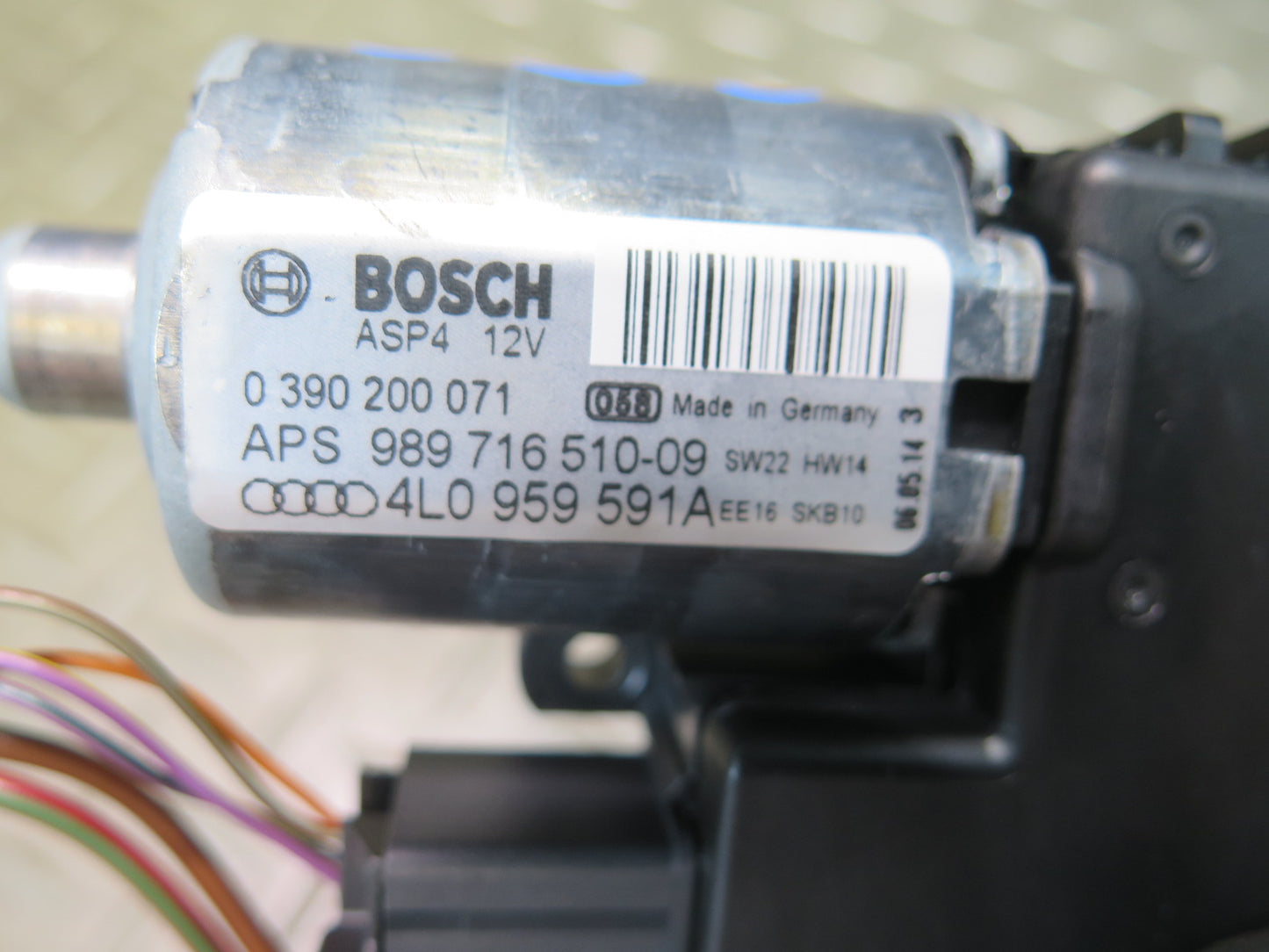 07-15 Audi 4L Q7 Set of 3 Sunroof Motor Drive Unit 4L0959591A OEM