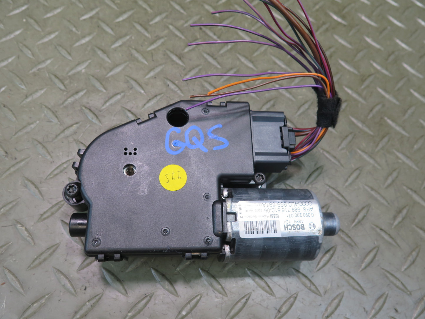 07-15 Audi 4L Q7 Set of 3 Sunroof Motor Drive Unit 4L0959591A OEM