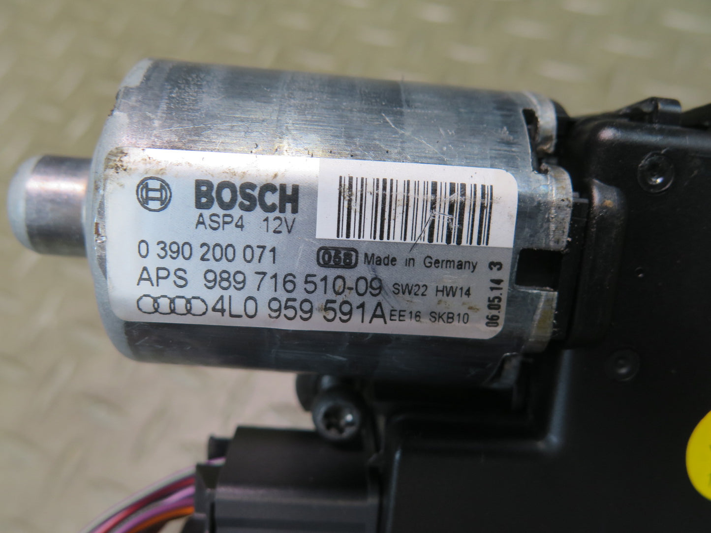 07-15 Audi 4L Q7 Set of 3 Sunroof Motor Drive Unit 4L0959591A OEM