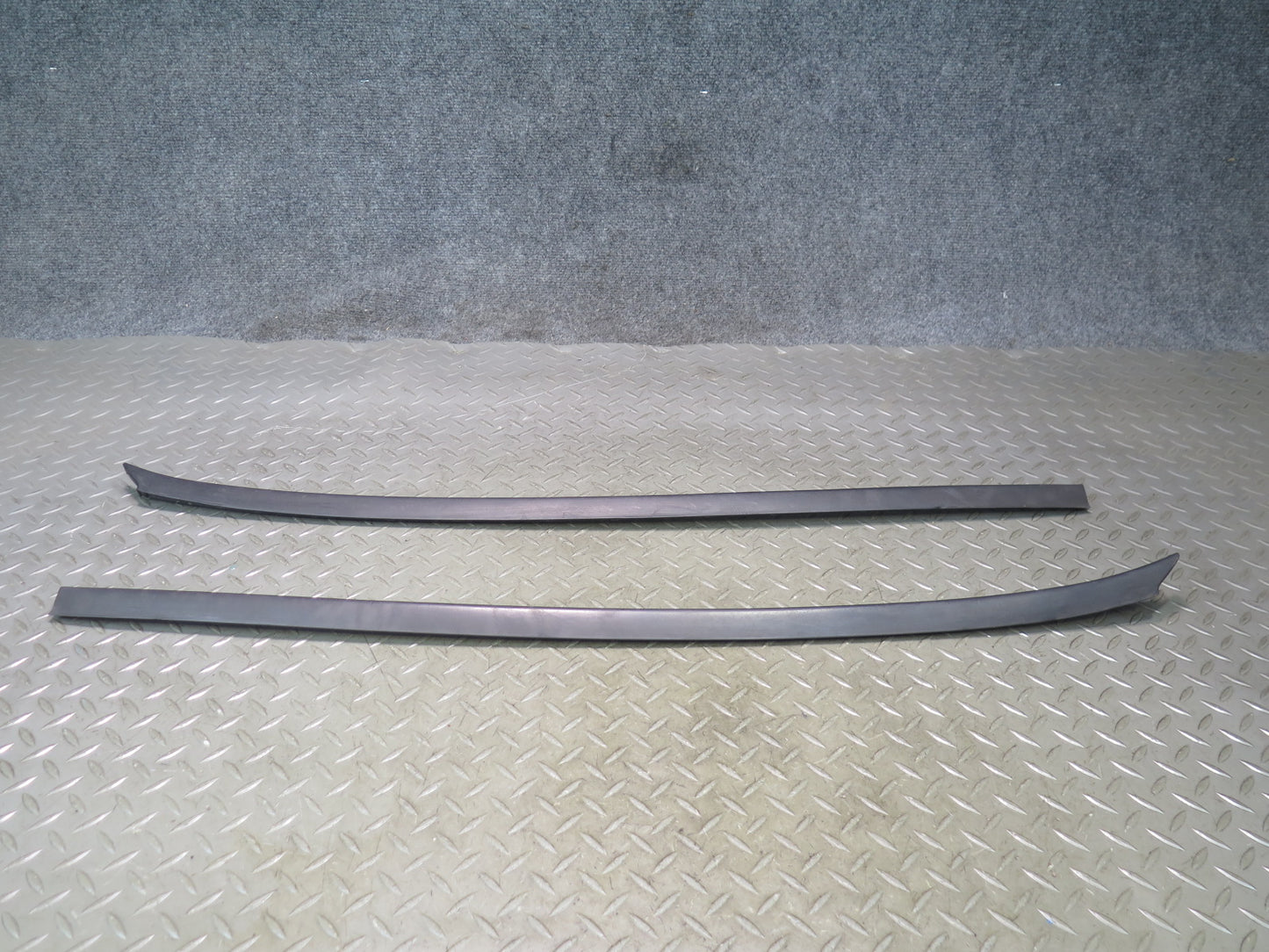 07-15 Audi 4L Q7 Set of 2 Front Windshield Exterior Trim Cover Molding OEM