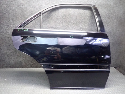 99-01 Toyota Crown JZS175 Sedan Rear Right Door Shell Panel Black OEM